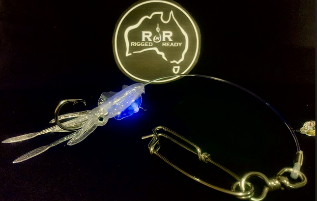 12/0 Circle 300lb Shark Clip Light Up Ultimate Squid