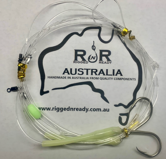 EZ Baiter 12/0 200lb Double Branch Swivels Patternoster Rig