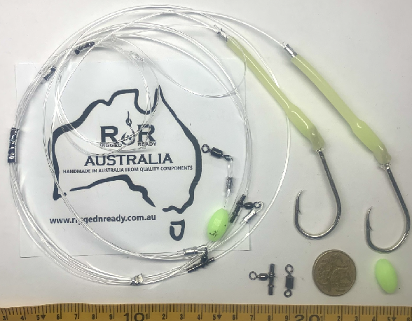 EZ Baiter 12/0 130lb Double Branch Swivels Patternoster