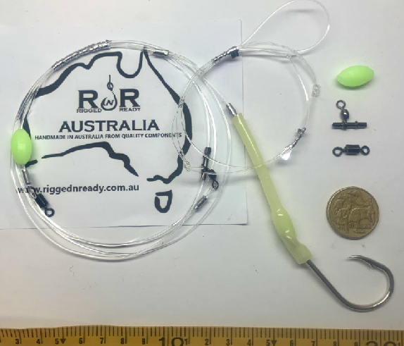EZ Baiter 12/0 130lb Single Branch Swivel Patternoster