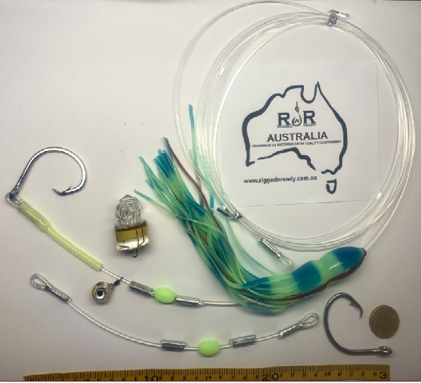 11/0 SS 39950 Circle 460lb Flurocarbon 4m Sword Rig (MEDIUM SIZE HOOK)