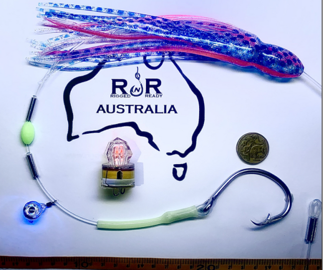18/0 SS Circle 460lb Flurocarbon 4m Sword Rig