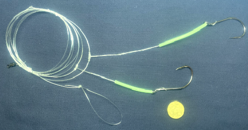 9/0 Octopus 80lb Double Patternoster Twisted Drop Loop