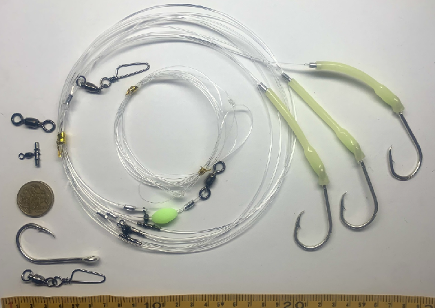 12/0 EZ Baiter 200lb Beach Drone or Deep Drop Rig