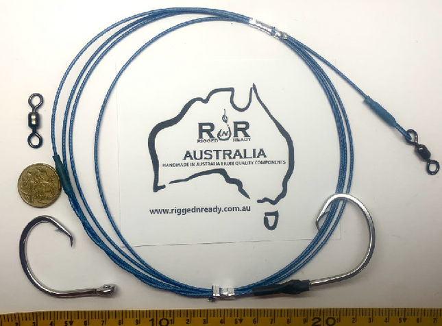 Standard Shark Rig - 11/0 SS Circle 39950 2m 420lb Wire