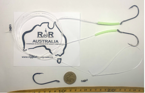 Twisted Loop Rig 7/0 Octopus 50lb Double Patternoster Twisted Dropper Loop Rig – Rigged ...
