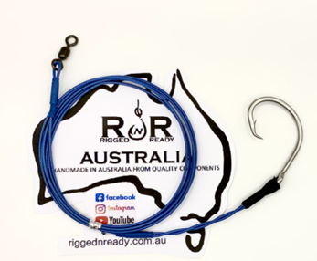 Standard Shark Rig - 11/0 SS Circle 39950 4m 420lb Wire