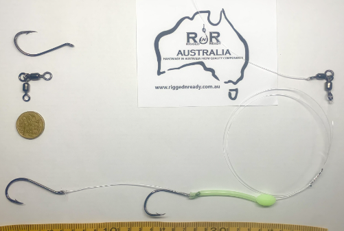 Inline Snapper Rig 7/0 Octopus Double Snelled 50lb Floatline Snapper Rig – Rigged N Ready ...